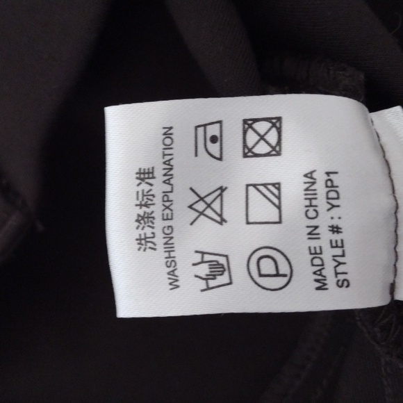 Bodilove Brown Ponte Knit Pull On Style Trousers Size L - Picture 8 of 9